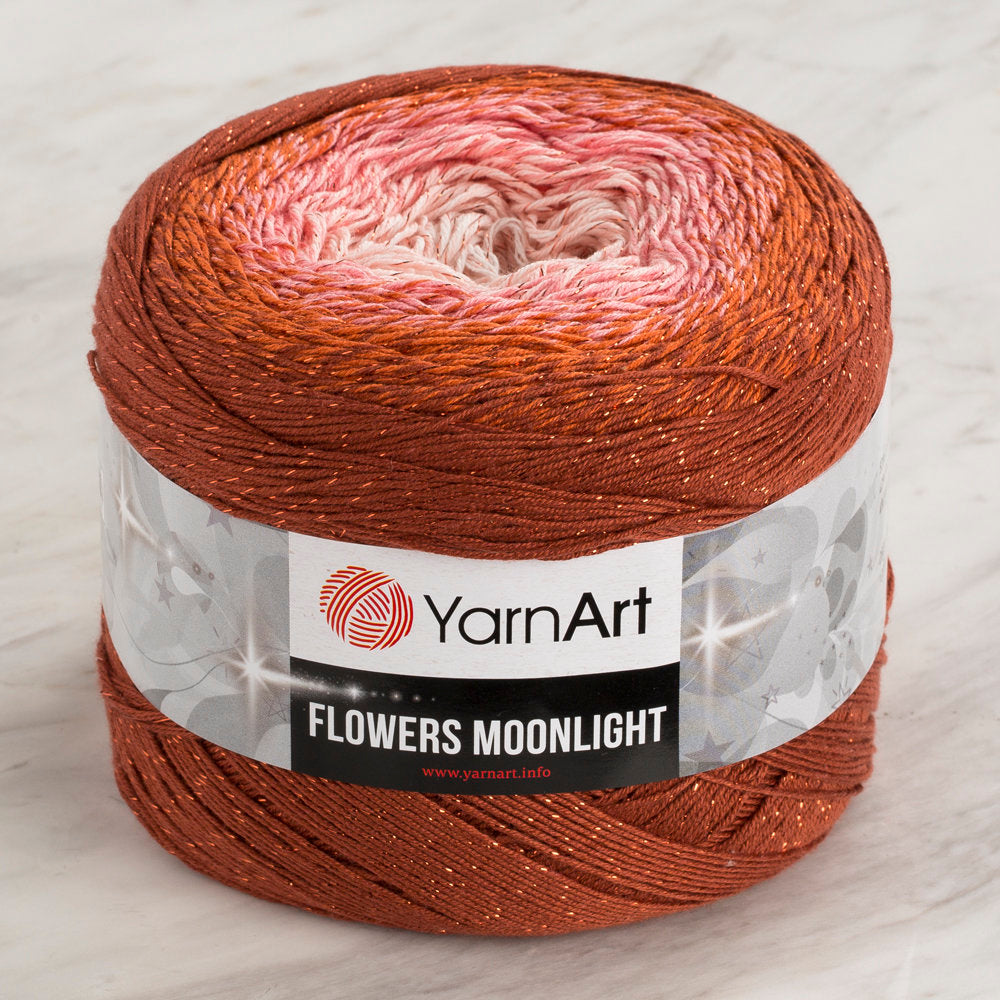 Yarnart Flowers Moonlight Simli Ebruli 260Gr El Örgü İpi - 3288